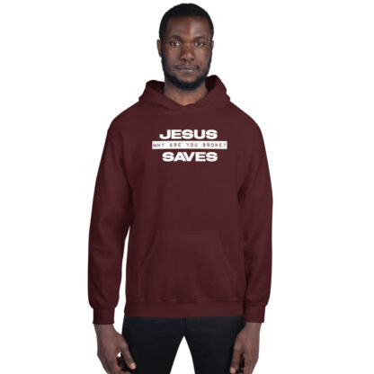 Jesus Saves Hoodie - Image 3
