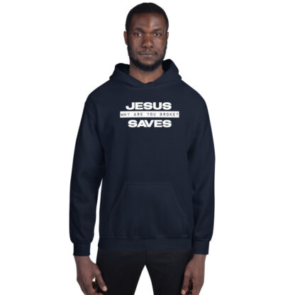 Jesus Saves Hoodie - Image 2